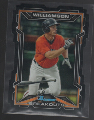 MAC WILLIAMSON 2013 BOWMAN CHROME DRAFT BREAKOUTS XFRACTOR CARD #BSB-MW /99