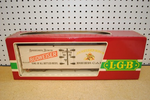 LGB 4070 Anheuser-Busch Budweiser Beer Reefer Car *G-Scale* - Picture 7 of 8