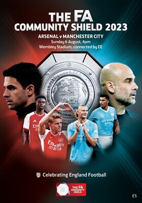 FA COMMUNITY SHIELD 2023 Manchester City v Arsenal official