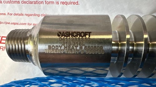 Heat Dissipating Coupler411935950 316/316L#550509#550756 Oil/Water/SteamAshcroft - Picture 4 of 7