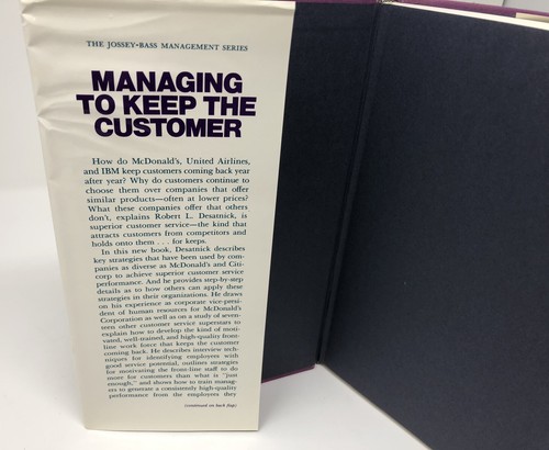 Managing To Keep The Customer by Robert L. Desatnick - Foto 5 di 8