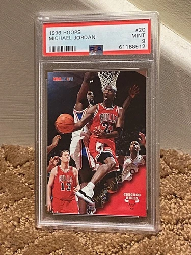 1996 Hoops Michael Jordan MJ PSA 9 #20 Card NEW CASE