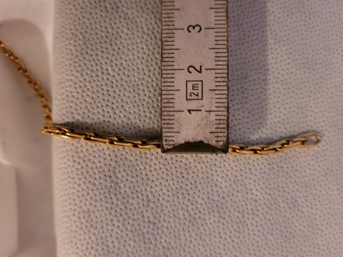 Herren und Damen Gelbgoldkette 750 Gold massiv 11,69 Gramm 50 cm Neu - Bild 6 von 8