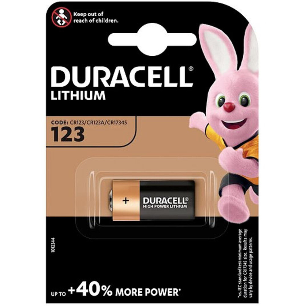Thumbnail - Duracell Cr123 Fotobatterie Cr-123a Lithium 1400 Mah 3 V 1 St.