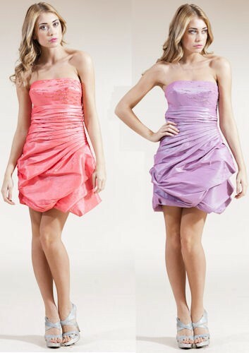 Nuevo Forever Único Theresa Coral Naranja Baile de graduación Vestido 10 Venta de liquidación - Imagen 2 de 4