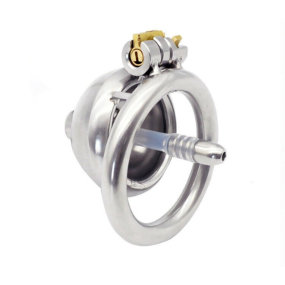 Cage De Chasteté BDSM Jeusn Noire - 3 Anneaux, Cadenas, Confortable Et Robuste
