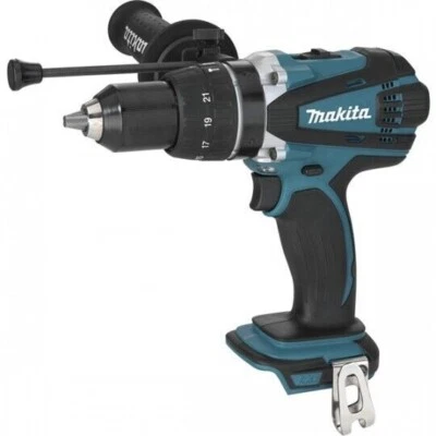 Perceuse visseuse à percussion MAKITA DHP458Z 18V Li-ion Ø 13mm 58/91Nm (seule) - Photo 1/3