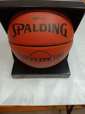 Spalding Stranger Things Top-Flite 100 Leather Basketball 1986 Style 77498E New!