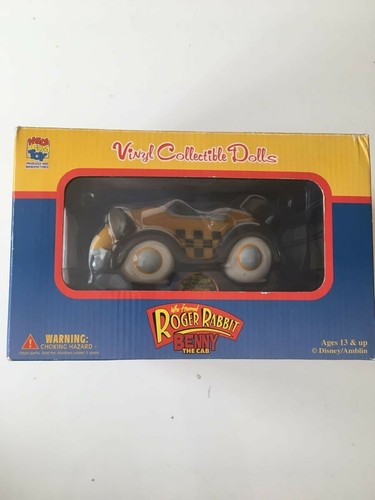 MEDICOM TOY VCD BENNY THE CAB Winyl Kolekcjonerskie lalki Roger Królik Disney - Zdjęcie 1 z 6