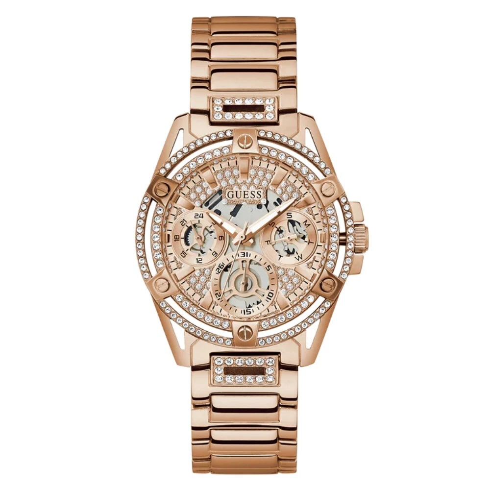 Guess watch deals metal strap