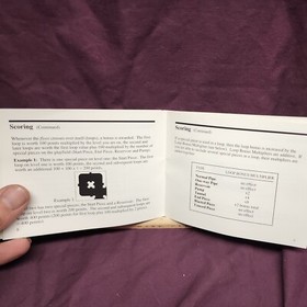 NES Nintendo pipe dream Manual only no game