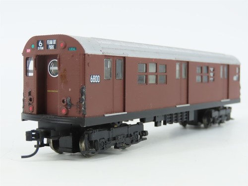 HO Scale Proto 1000 30020 NYCT New York City R17 Red Bird Subway Car #6800 - Picture 6 of 12
