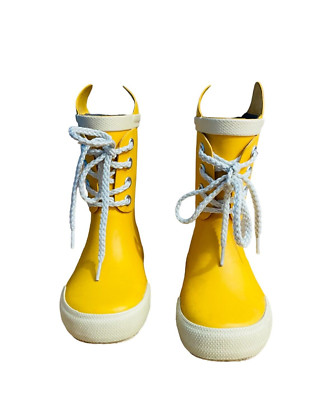 Didriksons1913 Wellingtons Splashman Kids Yellow Rain boots Windproof Size 5