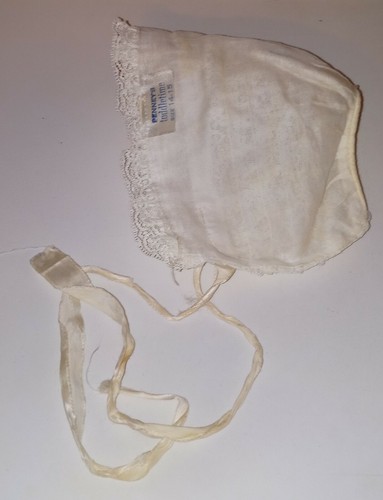 Vintage Toddletime Penneys BONNET white lace - Picture 2 of 7