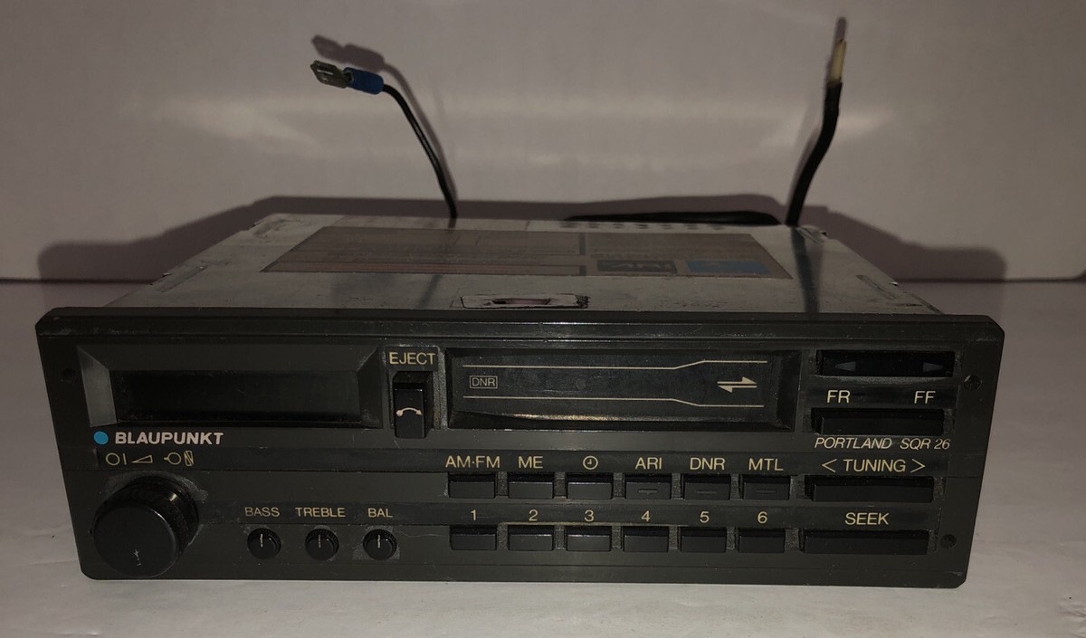 Blaupunkt Portland SQR 26 Stereo Cassette Radio For Porsche 911