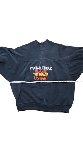 1980s Mike Tyson Vs Ruddock Men's Large Las Mirage Crewneck - Picture 3 of 8