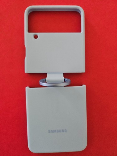 Samsung Silikon Cover mit Ring für Galaxy Z Flip4 - Arctic Blue - Bild 3 von 3