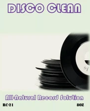 DISCO CLEAN All Natural Record Cleaning Solution 8oz. Try Me!!!