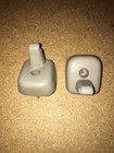 1997-2002 Ford F150 F-150 Sunvisor Sun Visor Clip Pair Tan Color OEM Part