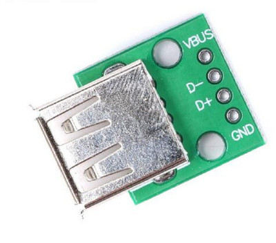 5 pcs USB2.0 Female to 4P DIP Switch Adapter Board Module