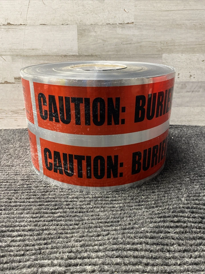 Detectable Tape 6" x 1000' CAUTION BURIED ELECTRIC LINE BELOW - ELECTRO TAPE - Image 2 of 4