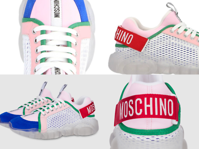 Moschino Couture Spécial Ourson Bas Baskets Chaussures de Sport