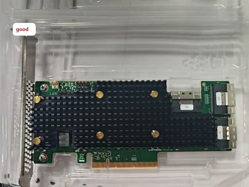Broadcom eHBA 9600-24i 24 Int. Ports PCIe SAS/SATA/NVMe Tri-Mode Storage Adapter - Picture 2 of 3
