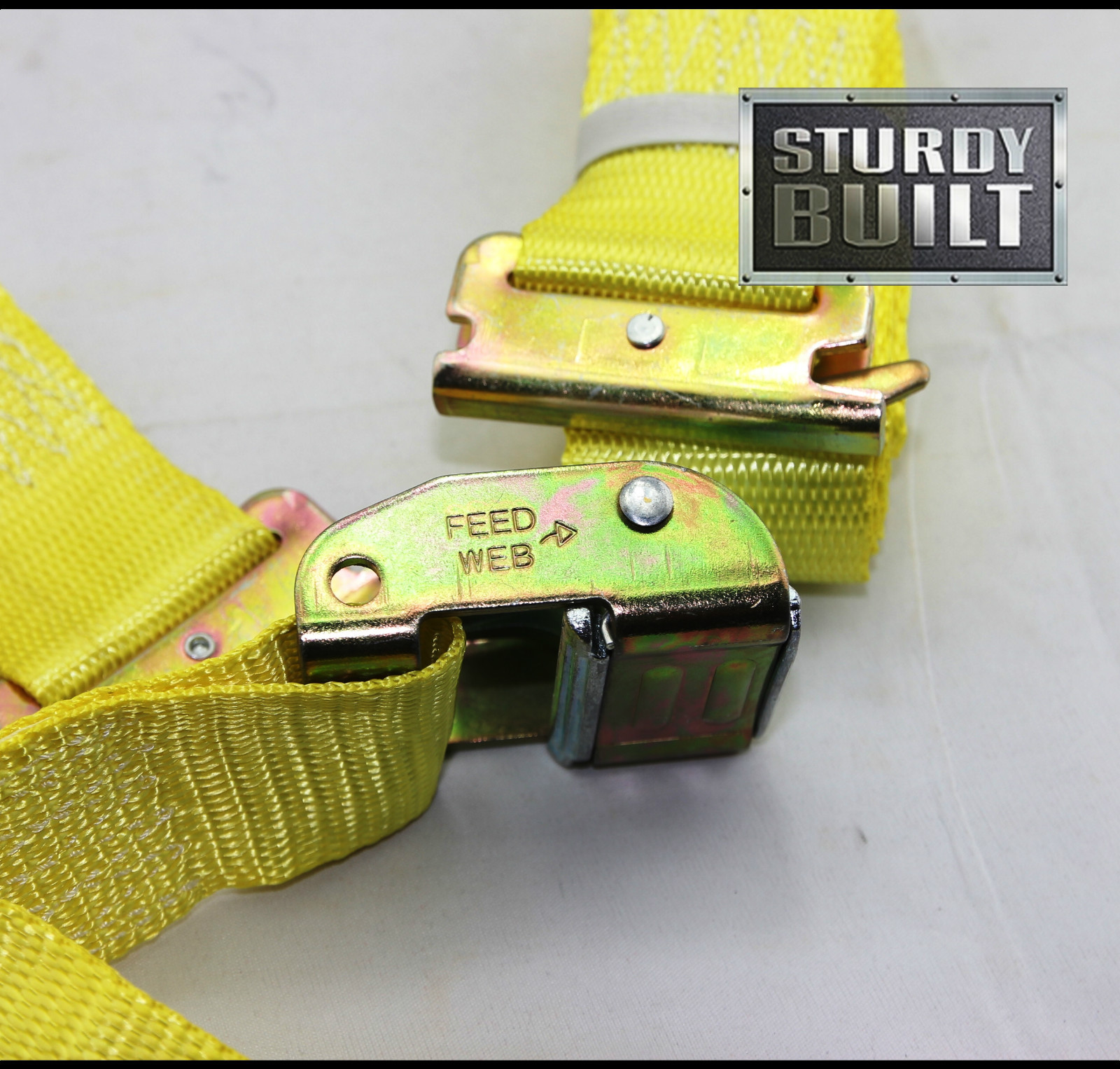 6x 12' E Track Cam Buckle Strap Truck Trailer Enclosed Cargo Van Tie