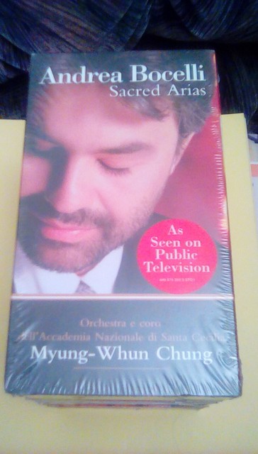Andrea Bocelli - Sacred Arias (VHS, 2000) for sale online ...