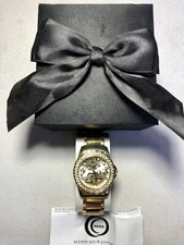 Mz Berger And Company Leopard Print gold watch W/original Box, Looks New Gift!!!