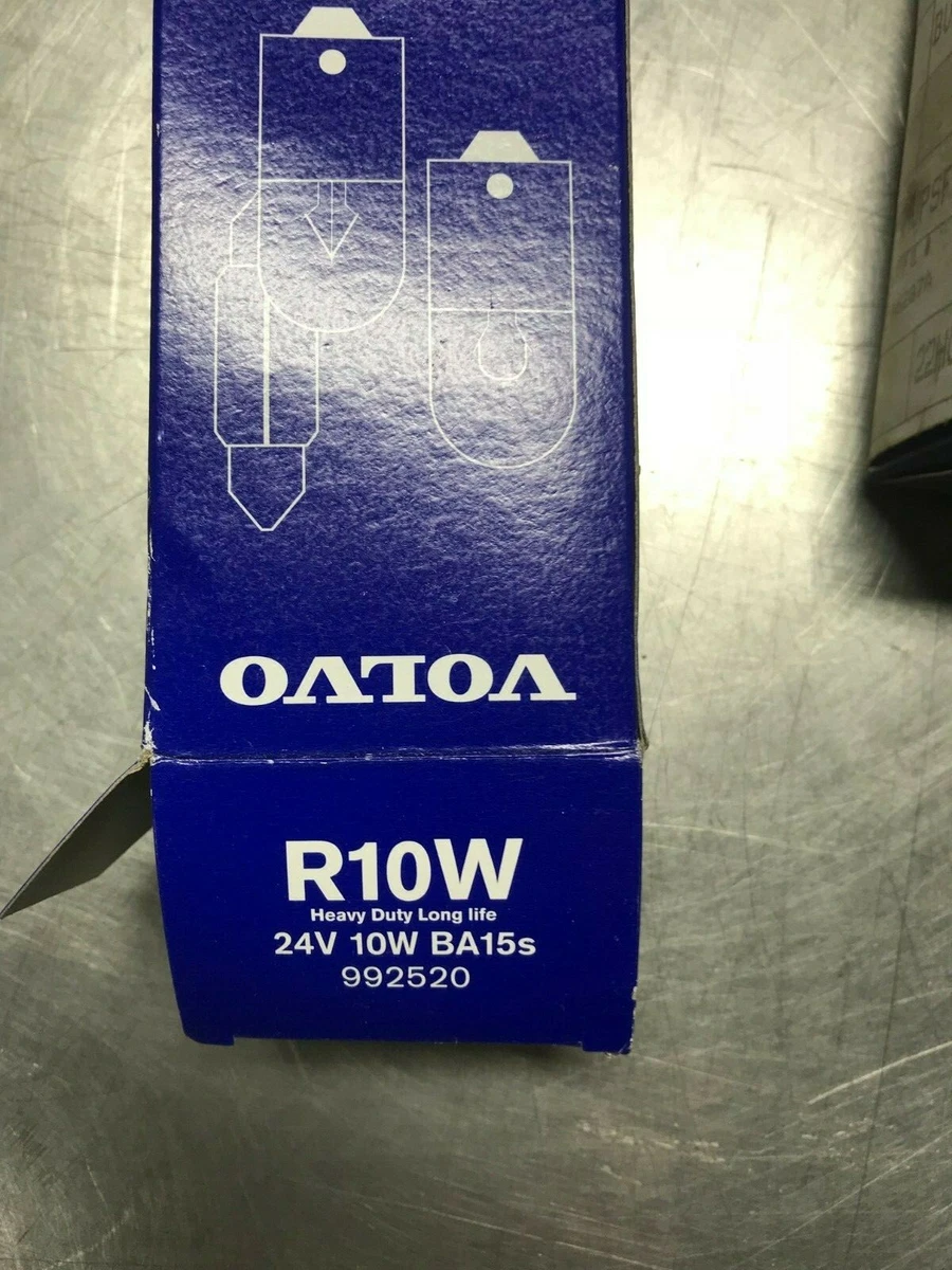 992520 GENUINE Volvo R10W BULB 24V 10W BA15s QTY of 2 Bulbs 