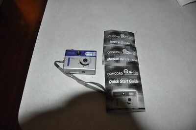 Concord 2.0 Megapixels Digital Camera Eye-Q Go 2000 UNTESTED Missing Battery