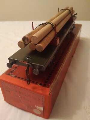 Wagon De Fret Hornby O Gauge (N°2) - Great Western Railway - Modèle En Bois D'époque