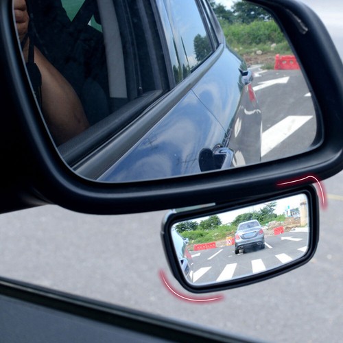 1x 360-Degree Self-Adhesive Car Accessories Blind Spot Wide Angle Convex Mirror - Picture 2 of 12