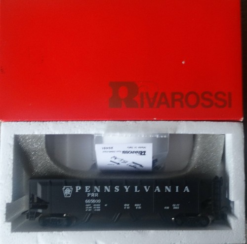 Rivarossi  2279    (Spur H0)   Hopper Car  PENNSYLVANIA + OVP | Zustand: Gebraucht