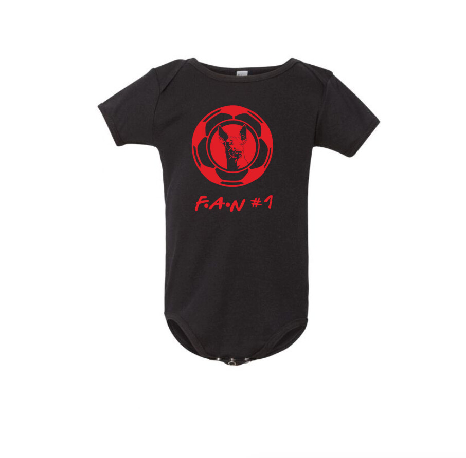 Xolos Newborn Soccer Jump Suits Fan #1