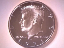 1971 S **PROOF** KENNEDY HALF DOLLAR  **FREE SHIPPING**