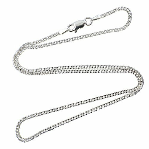 Sterling Silver 1.8mm CURB Chain Necklace 925 Italy 16, 18, 20, 22, 24, 30" - Picture 10 of 14