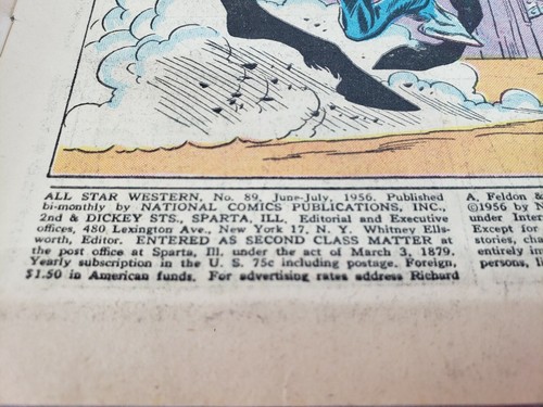 All Star Western DC Comics #89 1956 - Bild 5 von 12