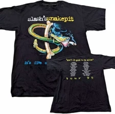 Slash’s Snakepit Band Ain't It Good To be Alive T Shirt Full Size S-5XL FH288