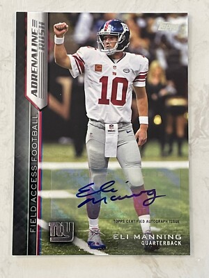 2015 Topps Field Access Eli Manning Adrenaline Rush AUTO SP #ARA-EM Giants