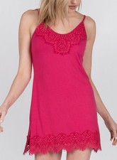 NWT Boutique Mono Reno Lace Crochet Tank Camisole Extender Sleeveless Size S-L