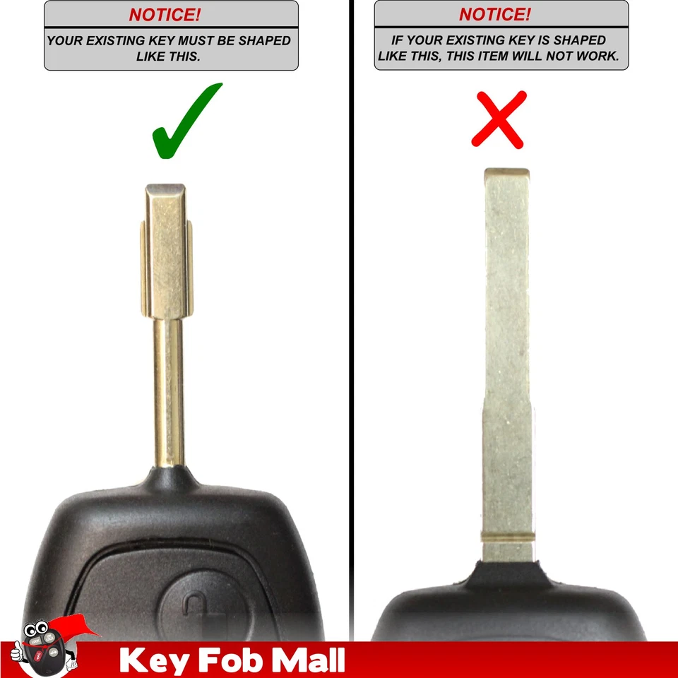 NEW Keyless Entry Key Fob Remote For a 2011 Ford Transit Connect Tibbe Blade - Image 2 of 2
