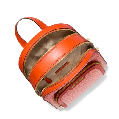 Michael Kors Jaycee Red Clay Orange Ombré Backpack. NWT. Gently Used. Michael Kors Jaycee Medium Zip Pocket Backpack MK Ombre Dark  main image 4