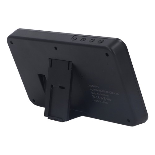 3 In 1 Wireless Charging Stand With Digital Alarm Clock Desktop 15W Fast SG - Zdjęcie 9 z 12