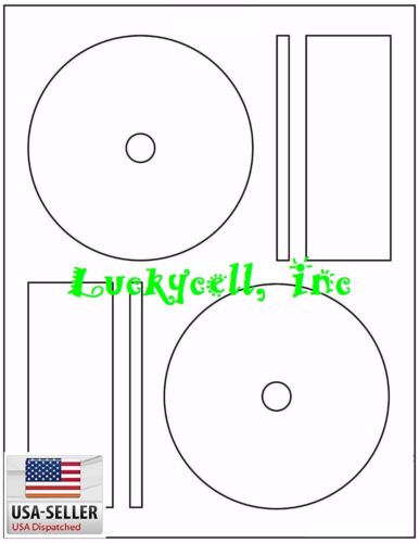 400 CD DVD Laser and Ink Jet Labels -Full Face Memorex Size! 200 Sheets! - Picture 1 of 2