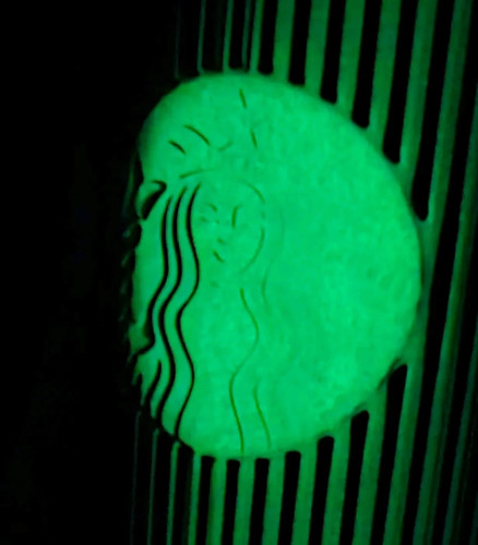 NEW Starbucks Wicked Ephelba Green Cold Cup Ornament Keychain Glow In The Dark - Picture 6 of 6