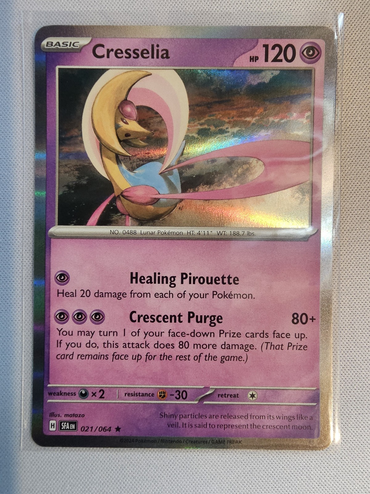 SV: Shrouded Fable #021/064 Cresselia - Holo - NM