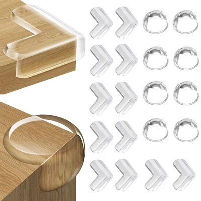 FUHOMI 20 Stücks Kantenschutz Baby Eckenschutz Baby Eckenschutz Kantenschutz