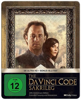 The Da Vinci Code - Sakrileg - 4K Ultra HD Steelbook # UHD+BD-NEU